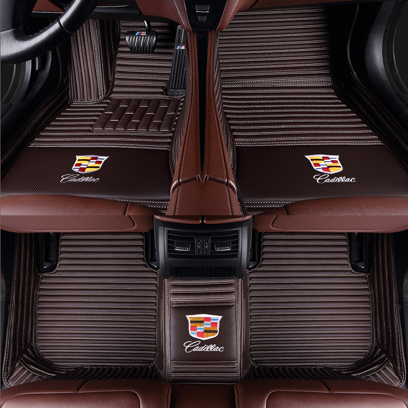 凯迪拉克混动全包围丝圈汽车脚垫