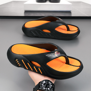 软底防滑耐磨网红沙滩拖鞋 2025新款 外穿韩版 男士 轻便 人字拖男夏季