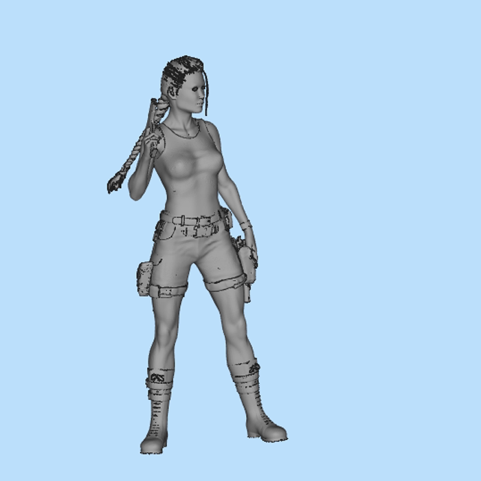 古墓丽影劳拉01200616三维图纸(stl格式)