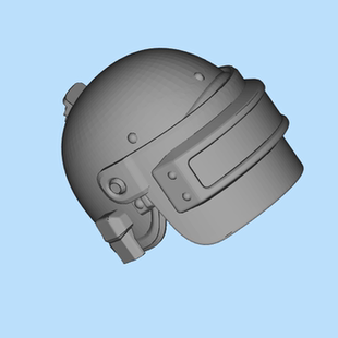 PUBG特种部队头盔游戏道具01201104三维图纸（STL格式）
