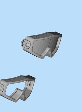 简易护目镜泳镜款模型01200516三维图纸（STL格式）