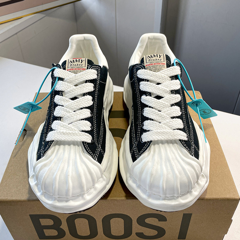 三原康裕贝壳头溶解鞋女款厚底增高帆布鞋子正品板鞋莆田男鞋