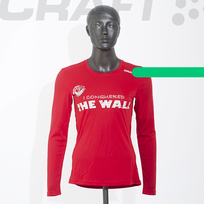 女albatros albatros长城马拉松速干吸湿排汗透气圆领craf长袖T体