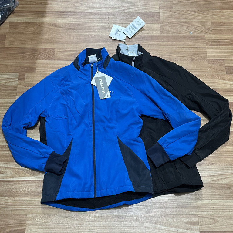 夸夫T特女款薄绒防风保暖越野跑长跑马拉松夹克长袖运动服1900987