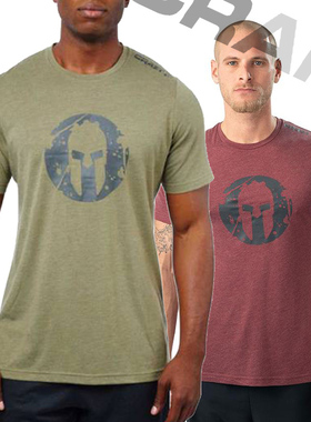 craft夸夫特SPARTAN斯巴达涤棉混纺短袖速干弹力体恤男款1908321