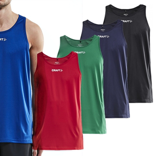 craft夸夫特男款速干排汗跑步运动超轻透气背心 货号1907367