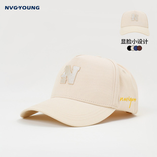 鸭舌帽户外字母帽子 Navigare意大利小帆船棒球帽男女同款 纯棉