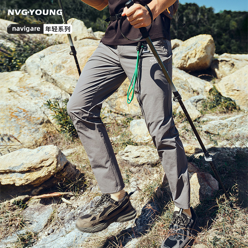 Navigare意大利小帆船户外徒步休闲裤男2026春夏薄款弹力