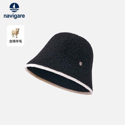 Navigare休闲圆顶针织渔夫帽