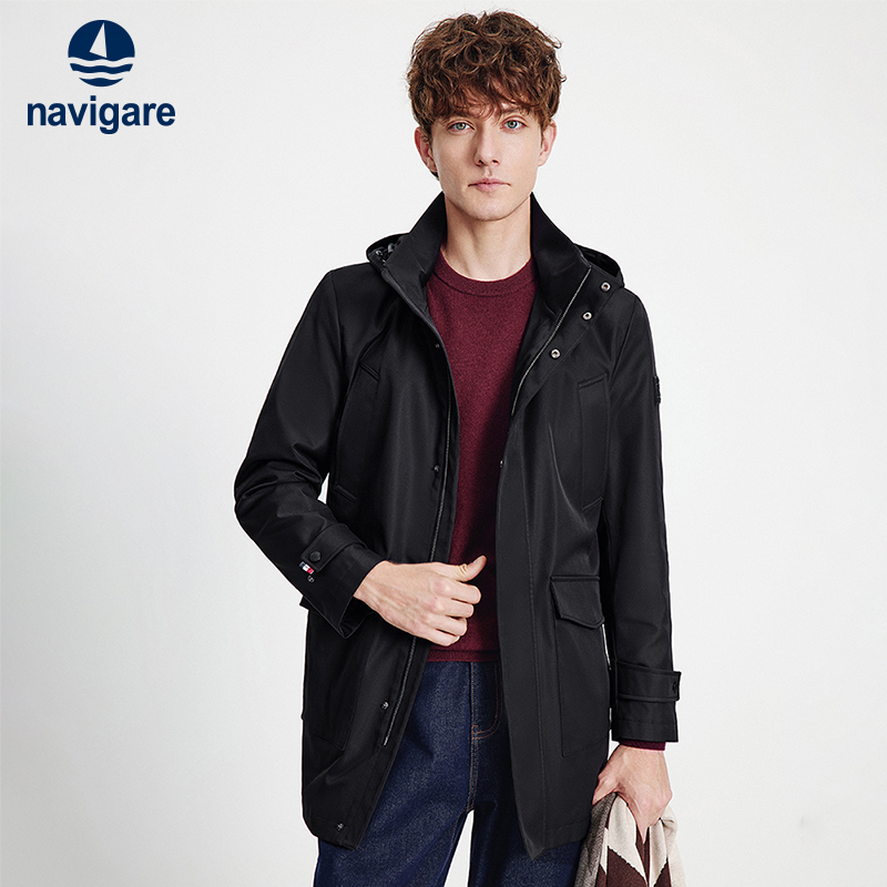 Navigare户外三防连帽风衣