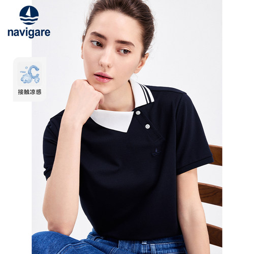 Navigare意大利小帆船休闲T恤
