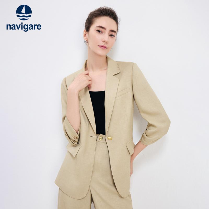 小帆船夏季高级感休闲西服
