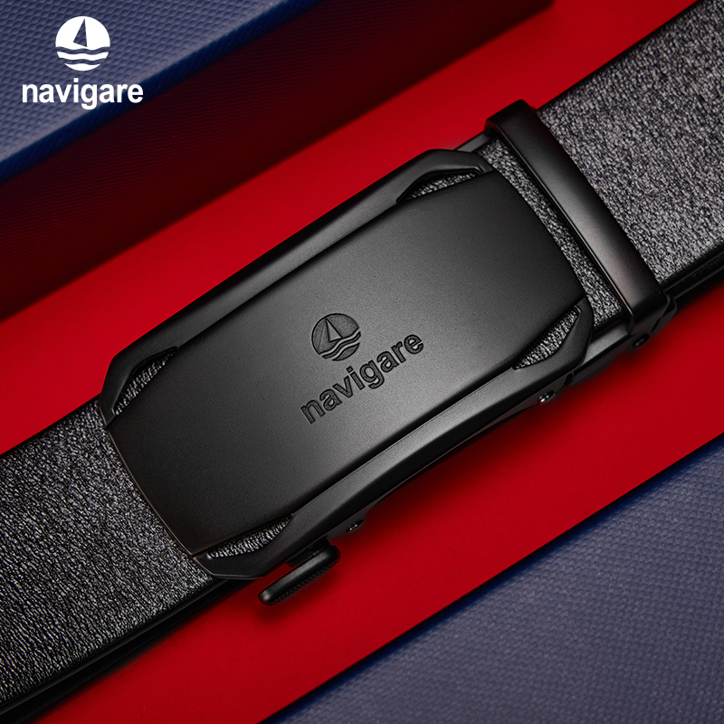 [送男朋友的礼物]Navigare意大利小帆船高端男士商务皮带休闲腰带