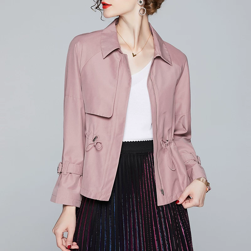 Осенняя модная куртка в корейском стиле, городской стиль, Slim fit