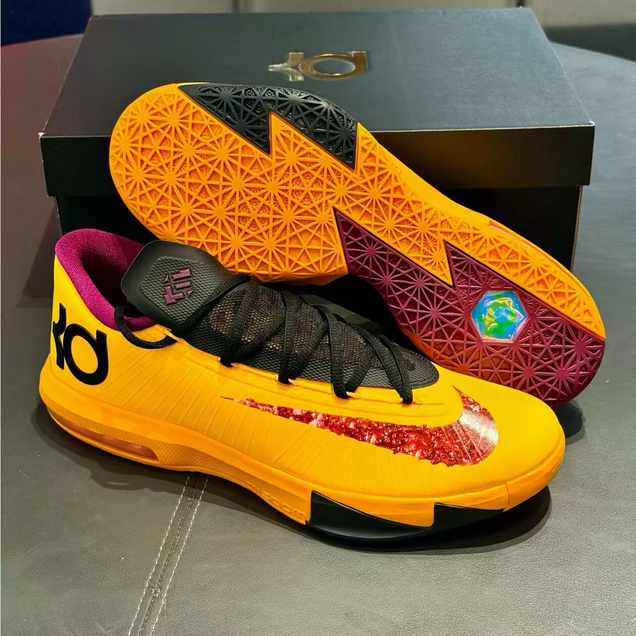 正品耐克Nike KD "All-Star" 杜兰特6减震耐磨防滑实战低帮篮球鞋