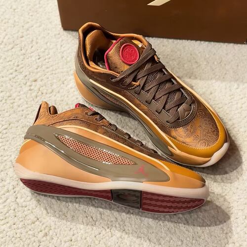 Jordan LUKA 5 耐克正品东契奇训练实战篮球鞋男款棕色IQ0567-201