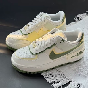 Air 透气低帮休闲女鞋 Force 耐克空军一号复古板鞋 1正品 Nike