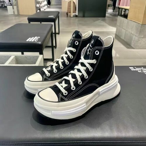 匡威矮子乐潮流百搭高帮帆布鞋