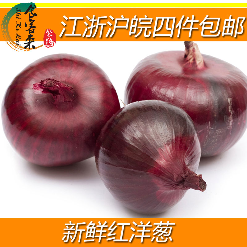 新鲜紫皮洋葱1000g红圆葱Onion