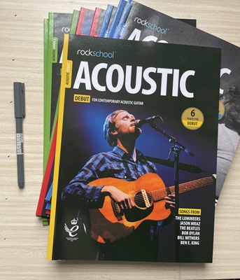 rockschool木吉他教材英皇木吉他民谣吉他考级教程摇滚吉他校园