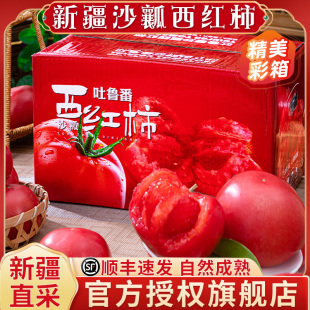 新疆沙瓤西红柿新鲜自然熟孕妇水果普罗旺斯草莓番茄 顺丰速运