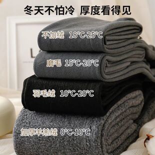 秋冬加绒灰色连裤袜女加厚保暖棉裤加长高个子咖色打底裤均码显瘦