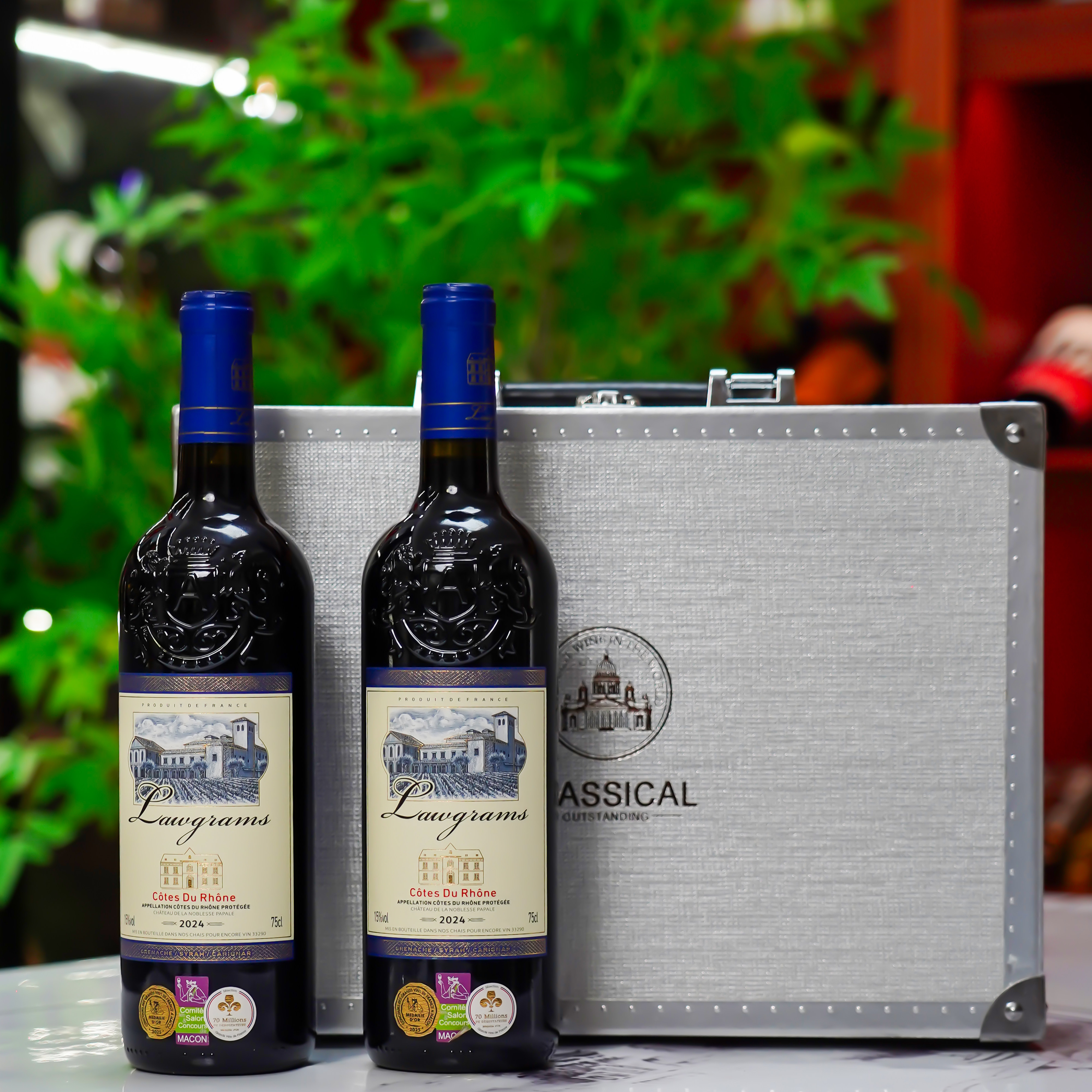 法国原瓶进口红酒法多克教皇城堡干红葡萄酒15度AOC航空礼盒送礼