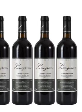 红酒炫银赤霞珠干红14度葡萄酒750ml*4支