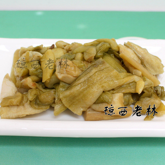 海南特色酸芋荷儋州农家酸芋苗 芋梗 芋头菜梗可口开胃菜500g推荐