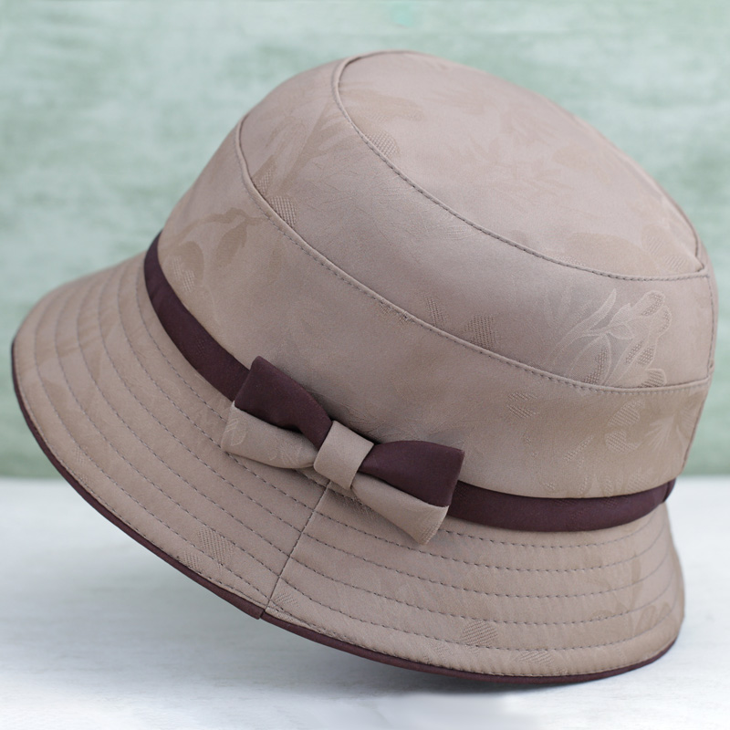 中老年人帽子女士盆帽薄款透气布帽防晒妈妈渔夫帽老人奶奶帽春秋