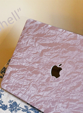 SHELL丨适用于Macbook保护壳华为笔记本16新款外壳霞光紫褶皱macbookair M2 13.3Pro13M3英寸软套16/15寸Max