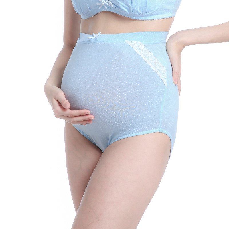 日本犬印孕妇产前内裤孕期高腰托腹内衣裤护肚可爱波点短裤
