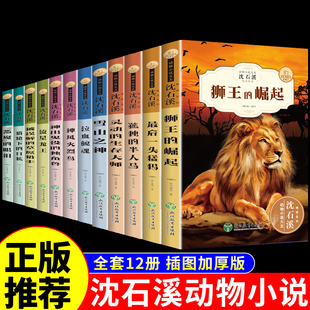 十大经典 推荐 小学生阅读课外书籍适合小学三四五六年级上册下册看 课外书儿童老师 沈石溪动物小说全集珍藏版 必读正版 全套12册