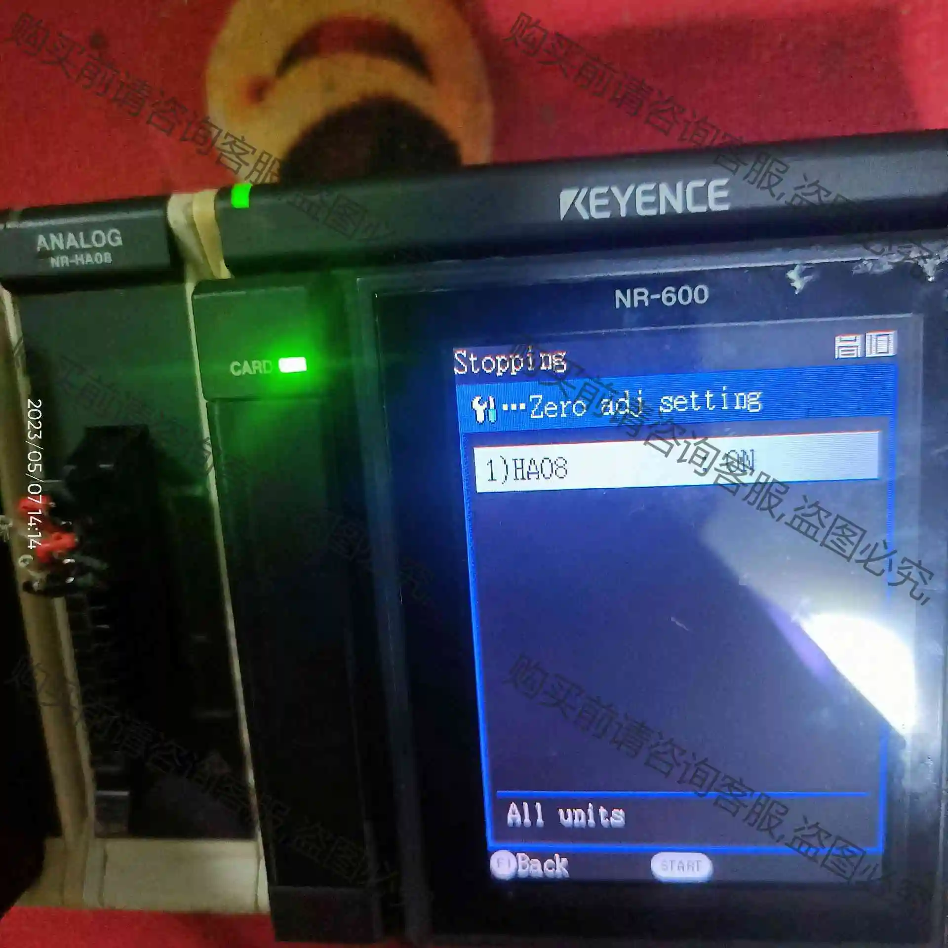 议价维修 日本基恩士KEYENCE模块NR-HA08 包好