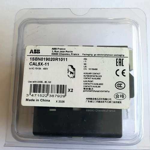 议价维修 ABB辅助触点CAL5X-11，单价18元，(数量12个)。