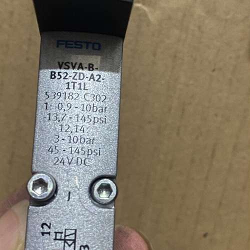 议价维修 费斯托电磁阀VSVA-B-B52-ZP-A2-1T1L现货5