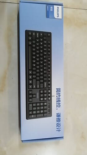 飞利浦SPK6234有线键盘商务办公键盘笔记本电脑台式机外接键盘