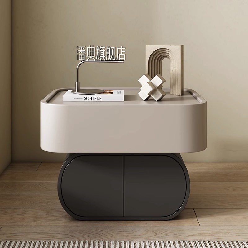 20新款网红设计圆形实木免安