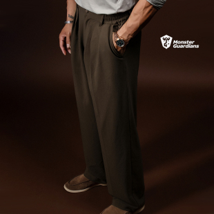 长裤 Monster 商务运动休闲垂感打褶西装 N系列男子秋季 Guardians