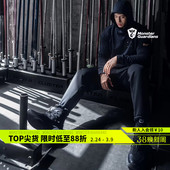Monster 秋冬男子黑金加绒锁温连帽套头黑色运动卫衣 Guardians