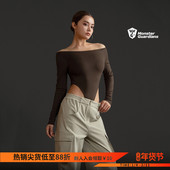 极点科技系列女子高开衩露背长袖 Monster Guardians 连体紧身衣