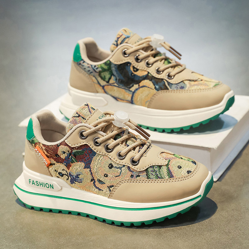 帮登正品男童鞋子2025年夏季新款儿童帆布网面透气运动鞋中大童防