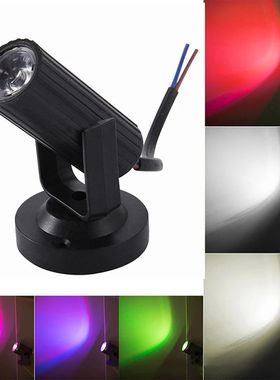 Mini LED Stage Spotlight Lightweight Portable Angle Adjustab