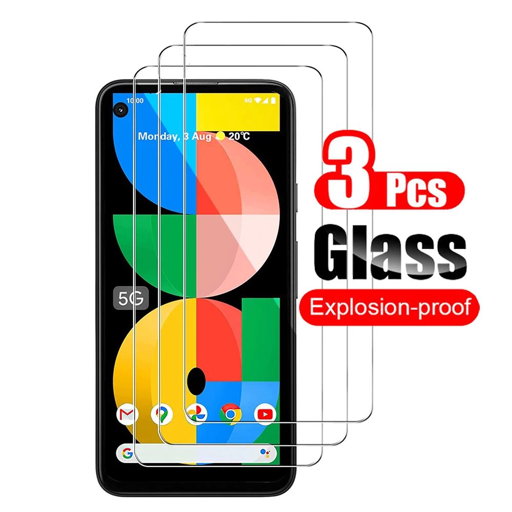 3Pcs 9H Tempered Glass For Google Pixel 8 8a 7 7a 6 6a 5 5a 4a 5G 4 3 3A XL Fold Screen Protector Pr