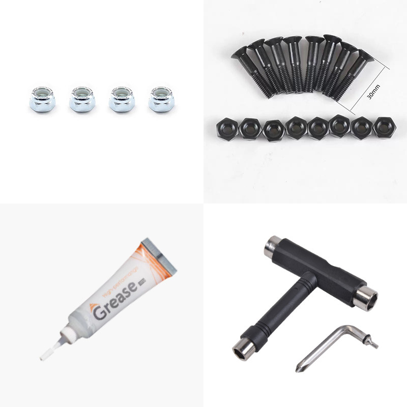 长板配件 T形扳手 桥钉 侧螺母 润滑剂 滑板调节工具通用