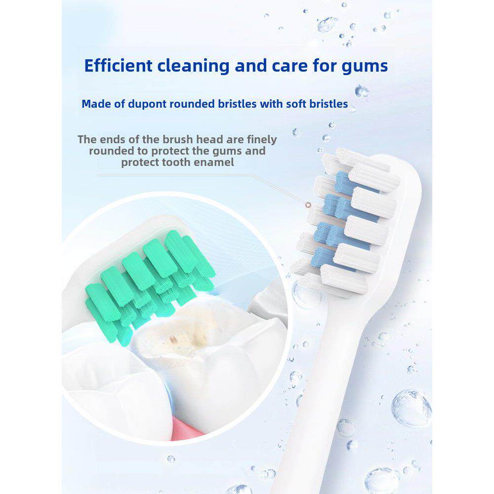 适配小米/米家电动牙刷头T100/MES603/T300/500通用替换头