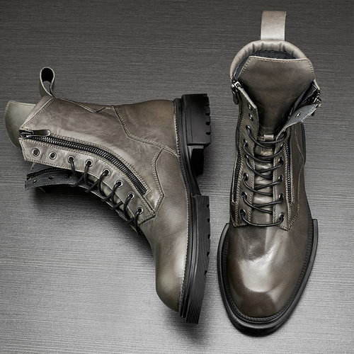 复古风加绒保暖厚底时尚雪地靴