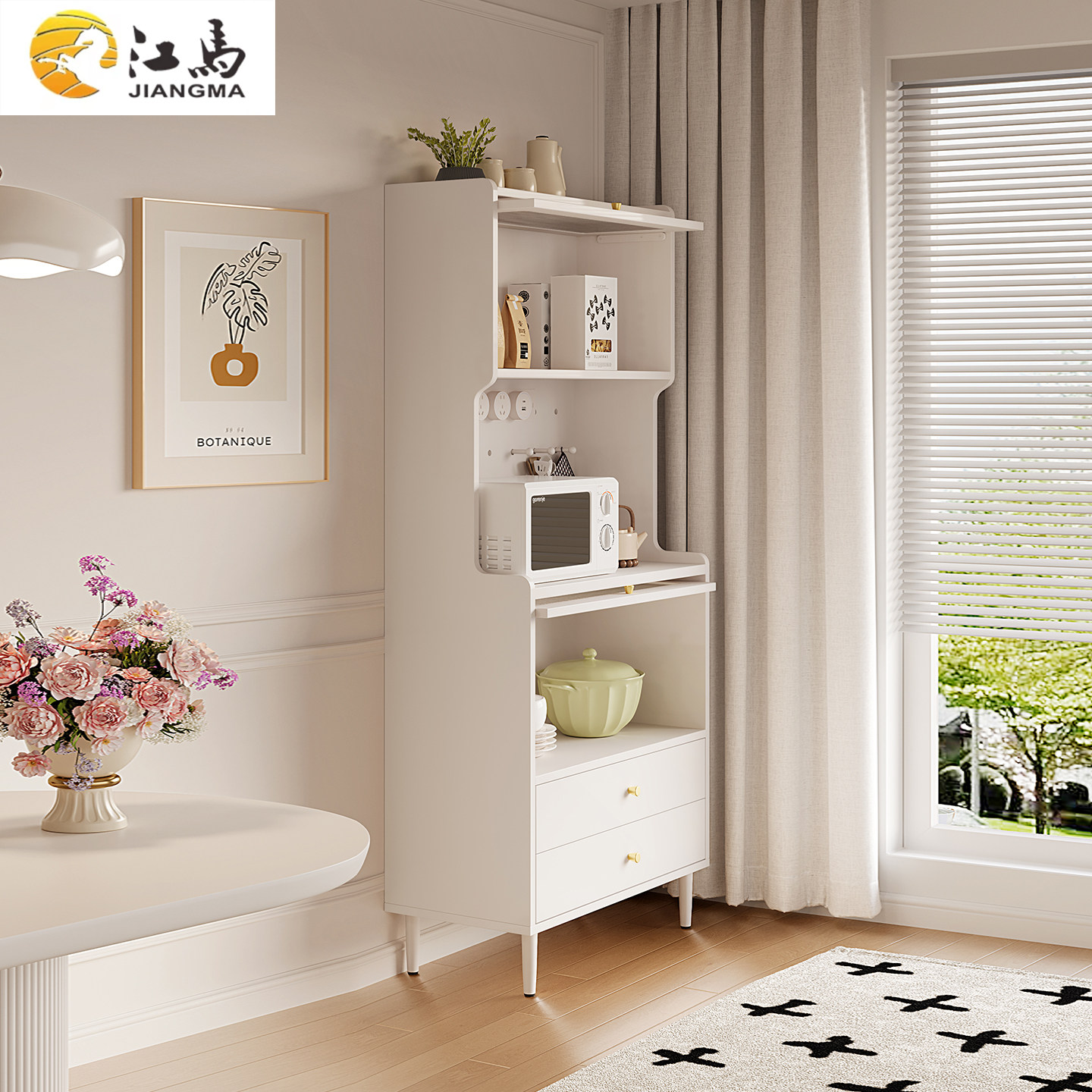 江马餐边柜多功能早餐柜