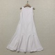 Th同款 P0109604 三醋酯混纺鱼尾伞摆连衣裙 2025春夏新品 女装