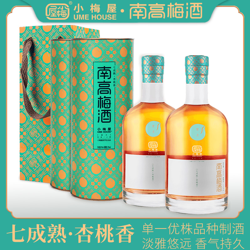 小梅屋南高梅酒礼盒2瓶装 休闲低度微醺果酒青梅酒送礼礼品梅子酒在类目 酒类, 配制酒/果酒中 - 来自Buy2taobao.com提供专业的淘宝代购服务